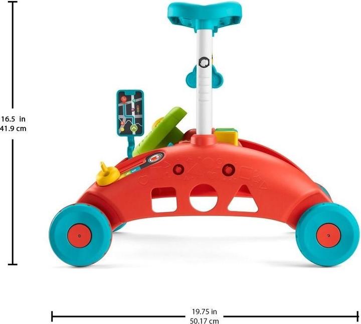 Actual product image Fisher-Price LL Pchacz Małego Kierowcy 2w1 HJP44 MATTEL (Czech, Slovak, Hungarian, Polish, English)
