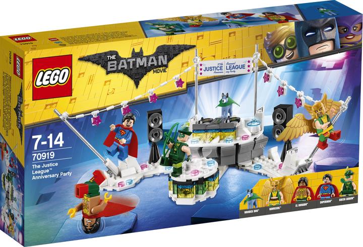 Actual product image LEGO The Justice League Anniversary Party (70919, LEGO DC)