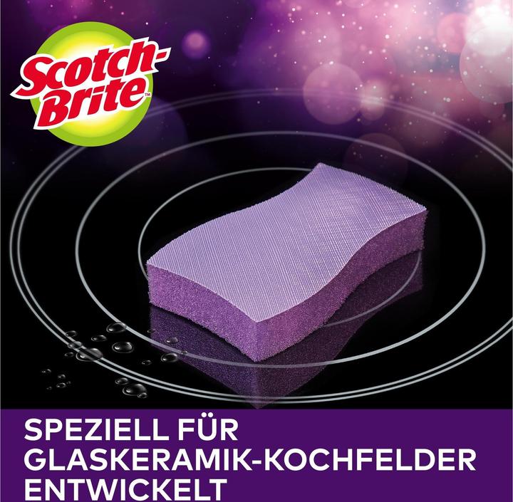 Actual product image Scotch-Brite Sponge 3M glass ceramic 3 pieces (3 pcs.)