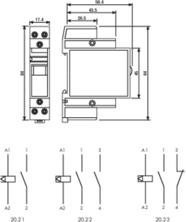 Actual product image Finder Impulse switch, step switch, series 20