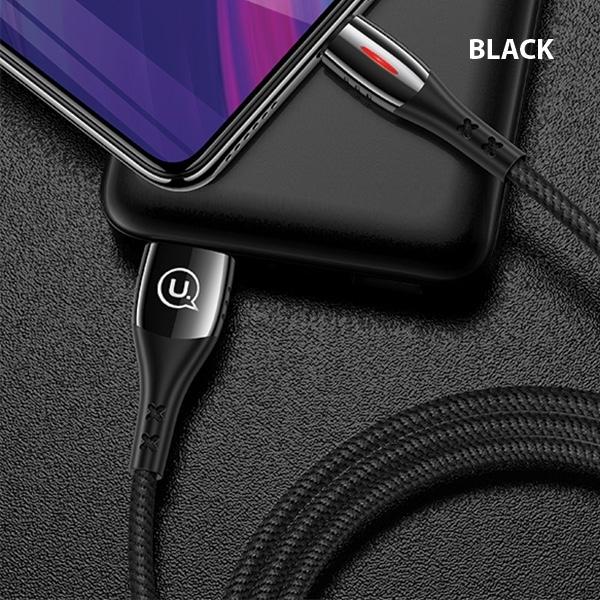 Image du produit Usams Câble USB-A - microUSB, 1.2 m noir (63821-uniw) (1.20 m, USB 3.0)