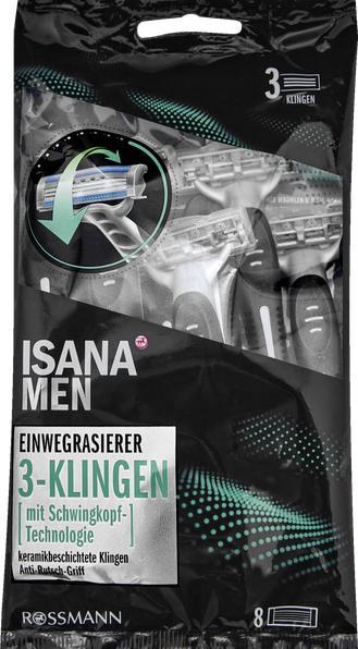 Image du produit Isana MEN rasoir jetable 8 pces