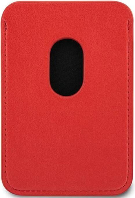 Actual product image Ferrari Wallet Card Slot FEWCMRSIR czerwony/red MagSafe Leather 2023 Collection