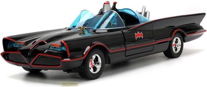 Actual product image Jada Batman diecast model 1/24 5-pack Classic TV Series Batman, Robin, Joker, Penguin & Batmobile
