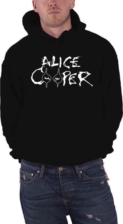 Immagine prodotto Alice Cooper Felpa con cappuccio Eyes Logo Unisex Adulto (M)
