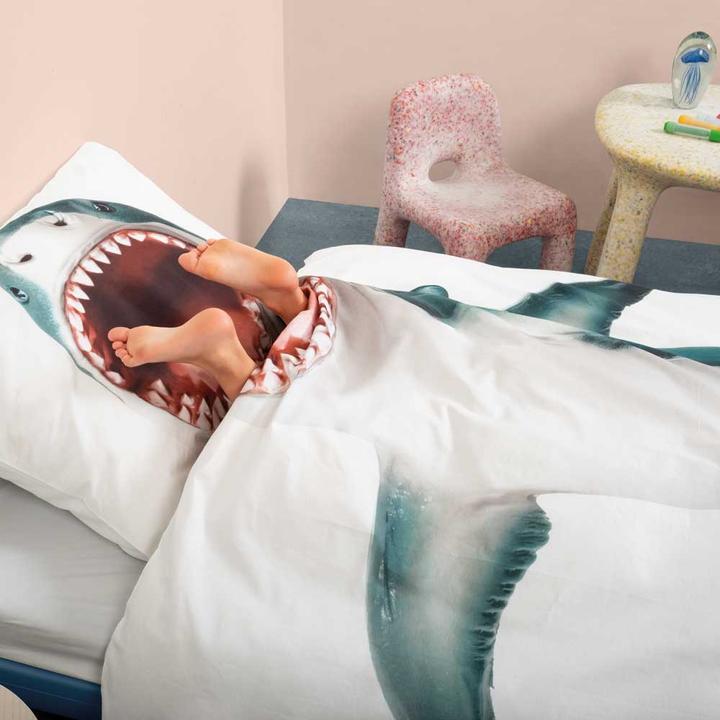 Image du produit Snurk Parure de lit requin 135 x 200