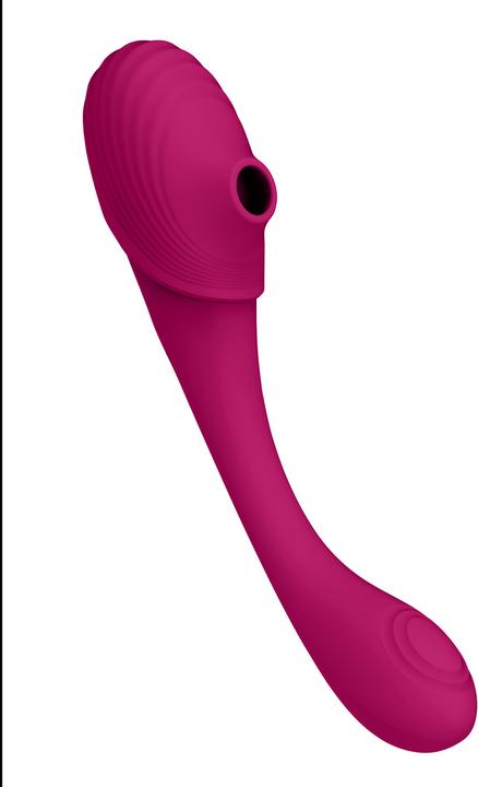 Actual product image Shots Double Ended Pulse Wave Air-Wave Bendable Vibrator