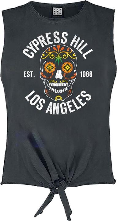 Immagine prodotto Amplified Floral Skull Maglietta Cypress Hill Senza Maniche Donna (XS)