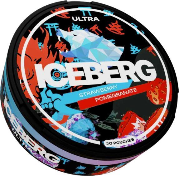 Actual product image Iceberg Strawberry Pomegranate (Nicotine Pouches, 50 mg)