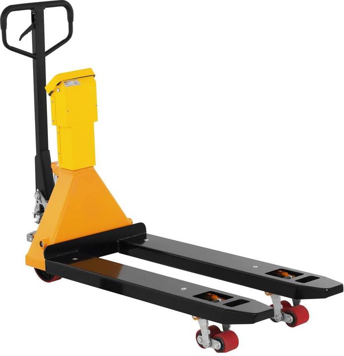 Produktbild TEM Hubwagen mit Waage Plattformwaage Hubwagen Waage Paletten Waage 2.000 kg