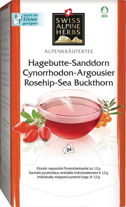 Actual product image Swiss Alpine Herbs Rosehip Sea Buckthorn (28.80 g)
