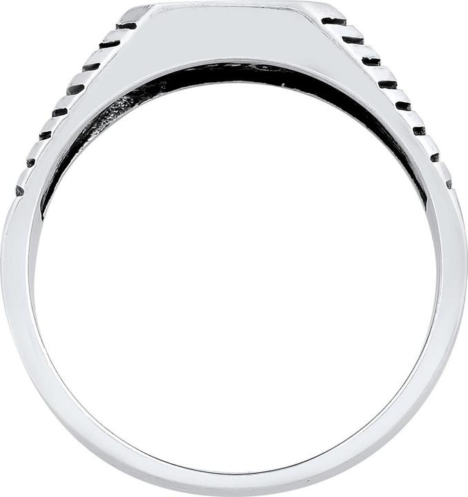 Immagine prodotto Kuzzoi Anello Uomo Signet Ring Sodalite Quadrato Argento 925 (60, 925 Argento)