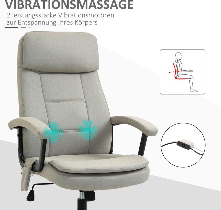 Actual product image Vinsetto Office chair with massage function