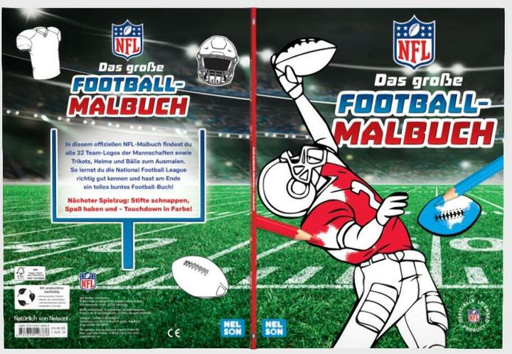 Produktbild NFL: Das grosse Football-Malbuch