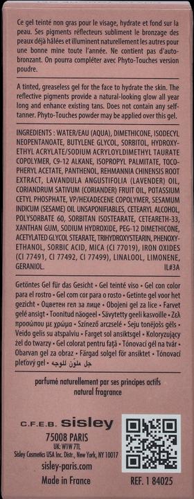 Nährwerte und Zutaten Sisley Phyto-Touche Sun Glow (Iridescent, Bronzer)
