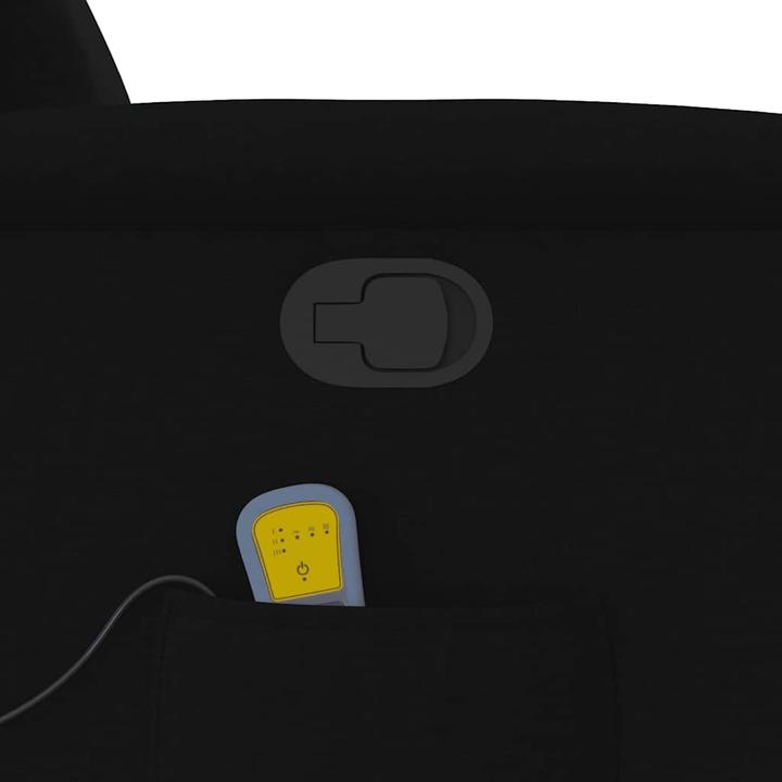 Actual product image VidaXL Massage chair with stand-up aid black fabric