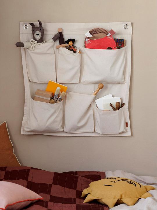 Image du produit Ferm Living Pochettes murales en toile (70 x 70 cm)