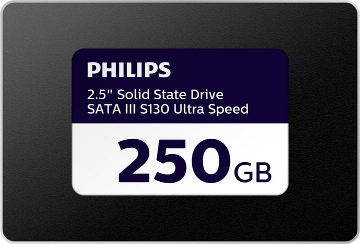 Actual product image Philips Internal SSD 250GB 2.5 SATA III S130 Ultra Speed (250 GB, 2.5")