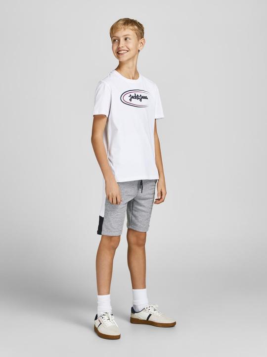 Actual product image Jack & Jones Jpstlogo Blocking Sweat Shorts Vg Sn Jnr (116)