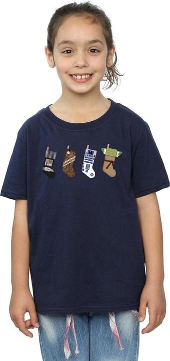 Image du produit Star Wars - T-shirt CHRISTMAS STOCKINGS - Fille (116)