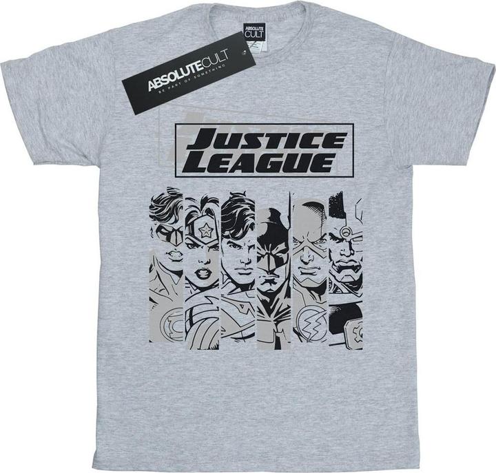 Produktbild Justice League Stripes TShirt Mädchen (140, 146)