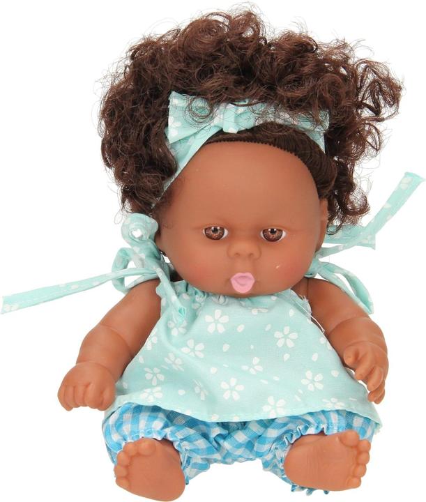 Produktbild Babypuppe Locken mit Kleid, 22cm