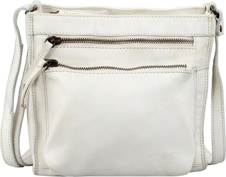 Produktbild Bear Rock Bären Design Medium Crossbodybag / Umhängetasche Damen - Leder - Davita - Weiss