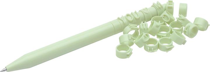 Actual product image Wedo Ball pen letter puzzle green (Pastel green, 2 x)