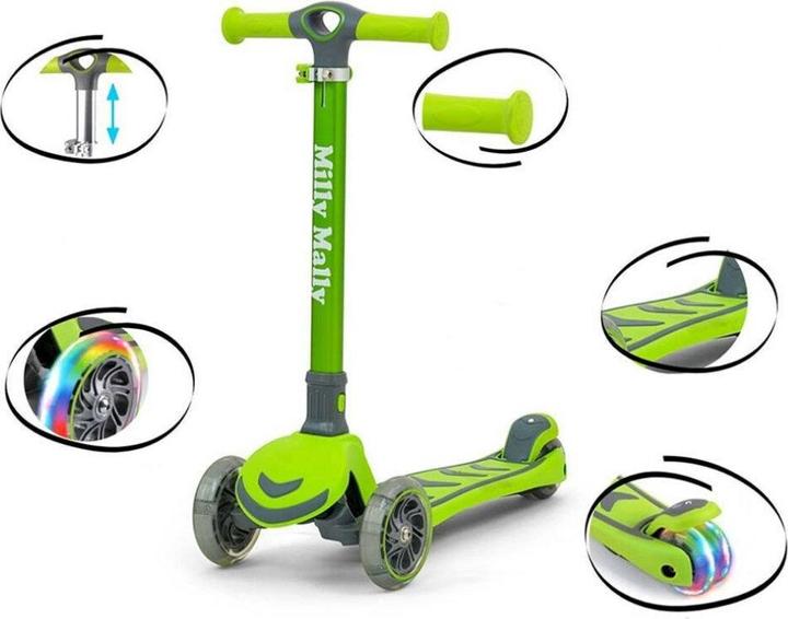 Produktbild Mally Children's scooter Milly Step Junior, green