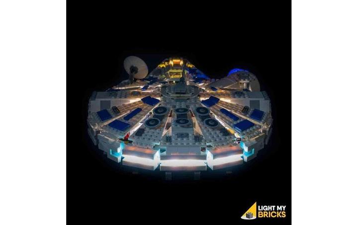 Actual product image Light my bricks LEGO Star Wars Kessel Run Millennium Falcon #75212 Light Kit