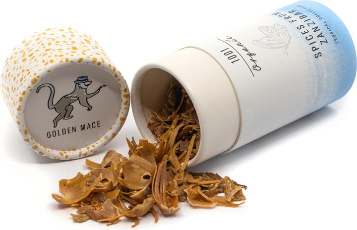 Actual product image 1001 Organic Golden Mace Macis (25 g)
