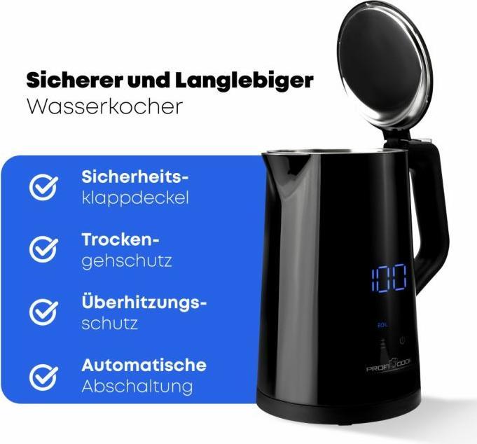 Productafbeelding Proficook PC-WKS 1243 zwart. (1.70 l)
