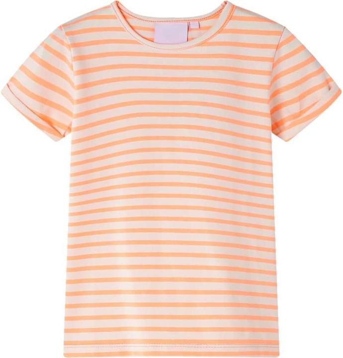 VidaXL Kinder-T-Shirt Neonorange 116,Material: 95 % Baumwolle. 5 (116)