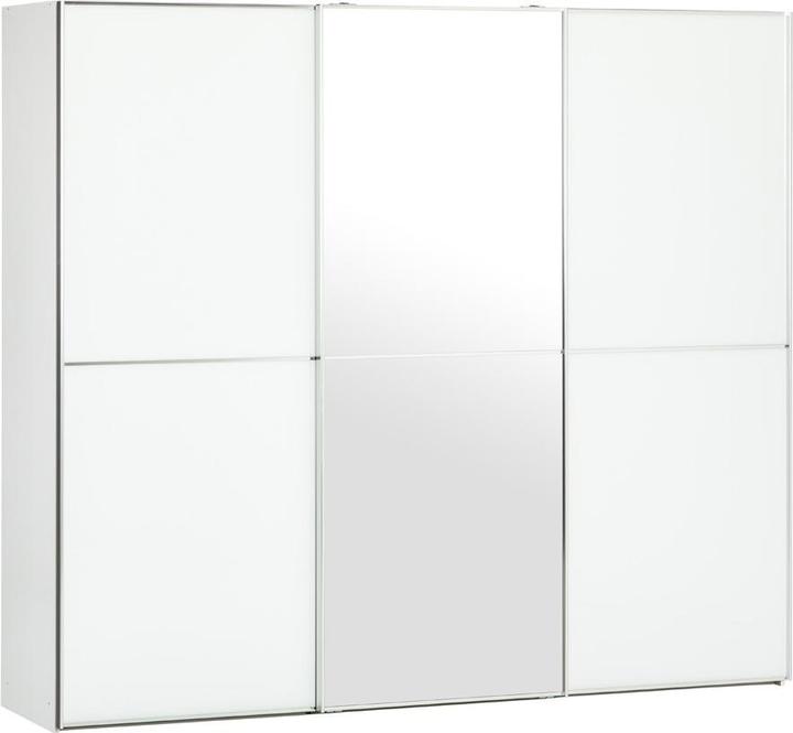 C6 Blanc alpin avec lignes décoratives argentées