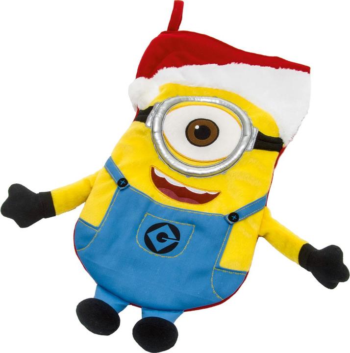 Actual product image Minions Plush Christmas Stocking