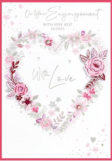 Produktbild Simon Elvin Grusskarte Isabel Garden With Love Verlobung 6erPack Karton (6 Stk.)
