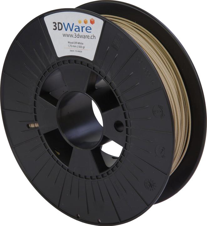 Image du produit Dutch Filaments Filament (Bois, 1.75 mm, 500 g, Blanc)