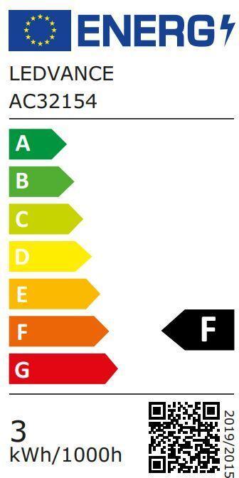 Energie-Label Osram Special T26 (E14, 2.30 W, 200 lm, 1 x, F)