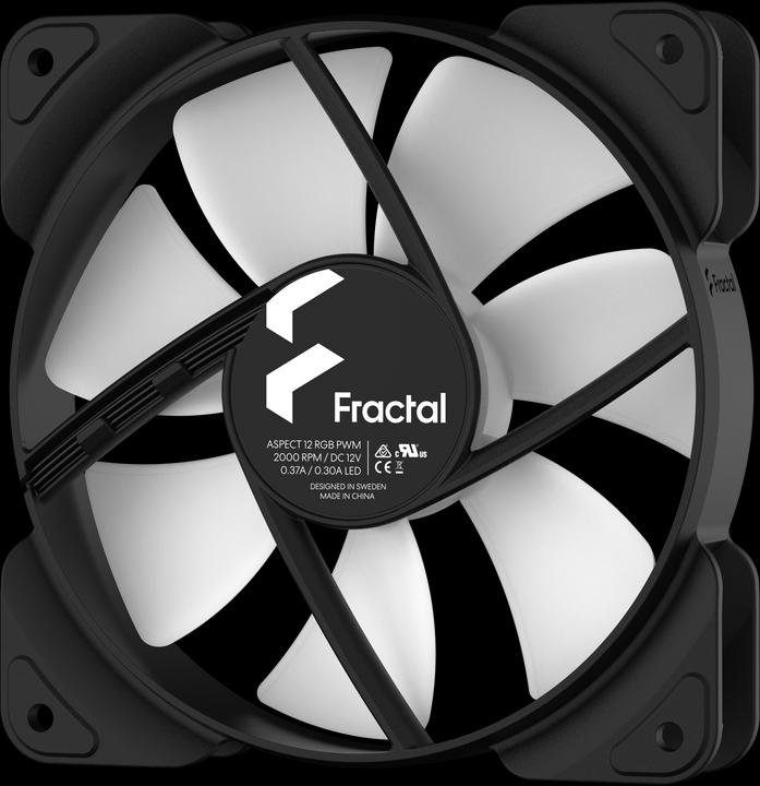 Actual product image Fractal Aspect 12 RGB PWM (120 mm, 3 x)