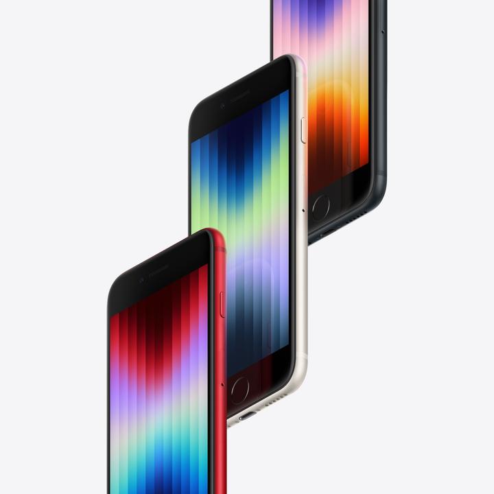 Immagine prodotto Apple iPhone SE (3rd Gen) (128 GB, Midnight, 4.70", SIM + eSIM, 12 Mpx, 5G)
