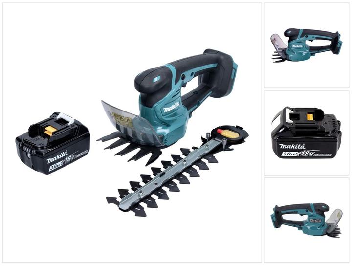 Image du produit Makita DUM 111 F1X Cisaille à gazon sans fil 18 V + 1x batterie 3,0 Ah - sans chargeur (Taille-haies sans fil)