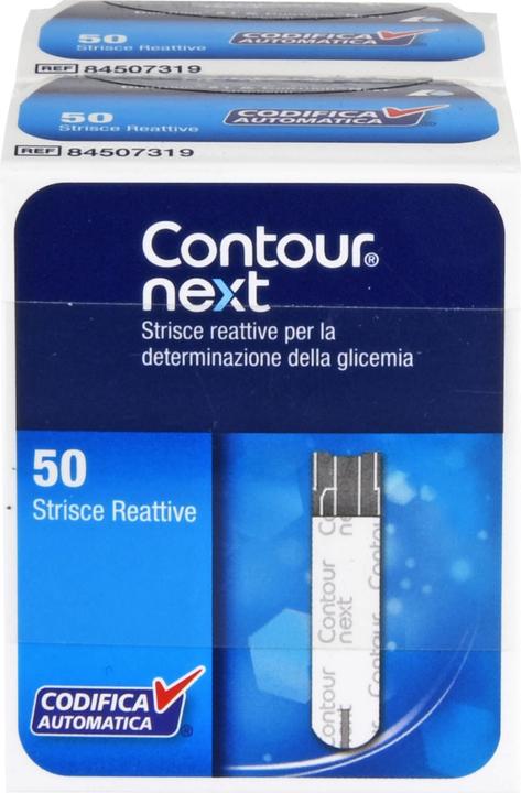 Produktbild Kohlpharma Contour next Sensoren für die Blutzuckerbestimmung Reimport, 100 St. Teststreifen (Teststreifen)