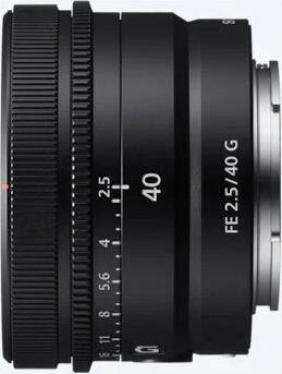 Actual product image Sony FE 40mm f/2.5 G (Sony E, full size)