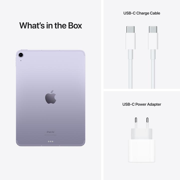 Immagine prodotto Apple iPad Air 2022 (5. Gen) (5G, 10.90", 64 GB, Purple)