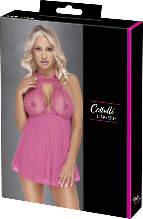 Actual product image Cottelli Collection Babydoll pink S/M (S/M)