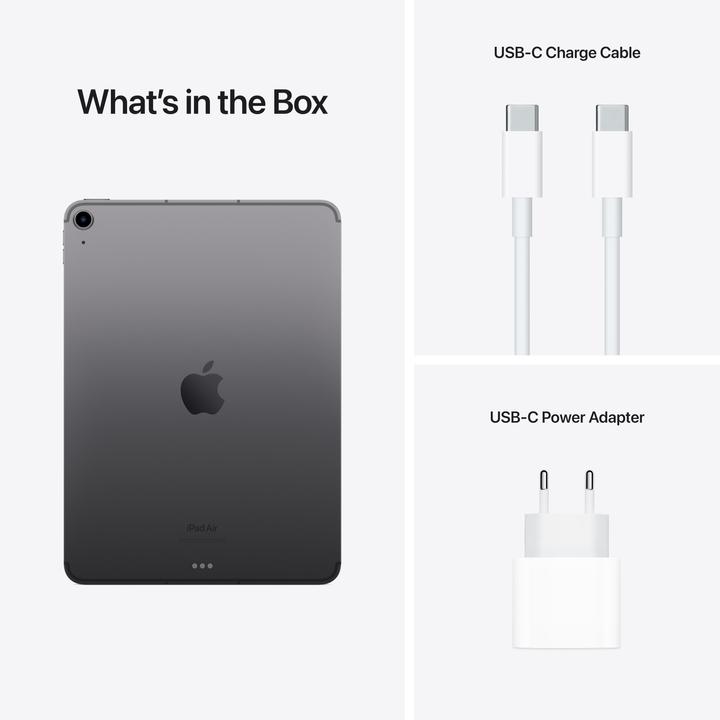 Image du produit Apple iPad Air 2022 (5. Gen) (5G, 10.90", 64 Go, Space grey)