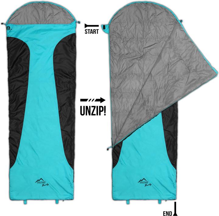 Produktbild Normani Ultralight-Schlafsack Touren-Sommerschlafsack - 8474 (210 cm)