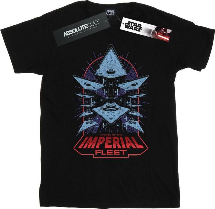 Actual product image Star Wars Mens Attack Of The Imperial Fleet T-Shirt (4XL)