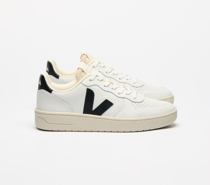 Produktbild Veja V-10 LEATHER EX-WHITE BLACK (42)