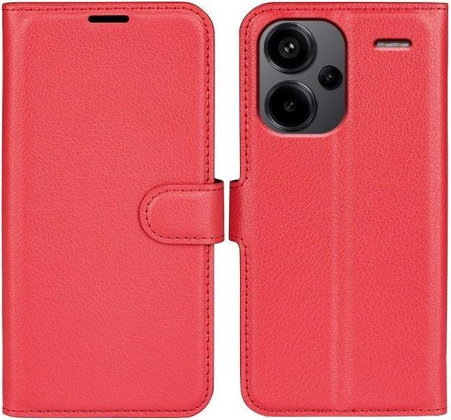Actual product image MU Classic Litchi Leather Bookcover Series (Xiaomi Redmi Note 13 Pro+)